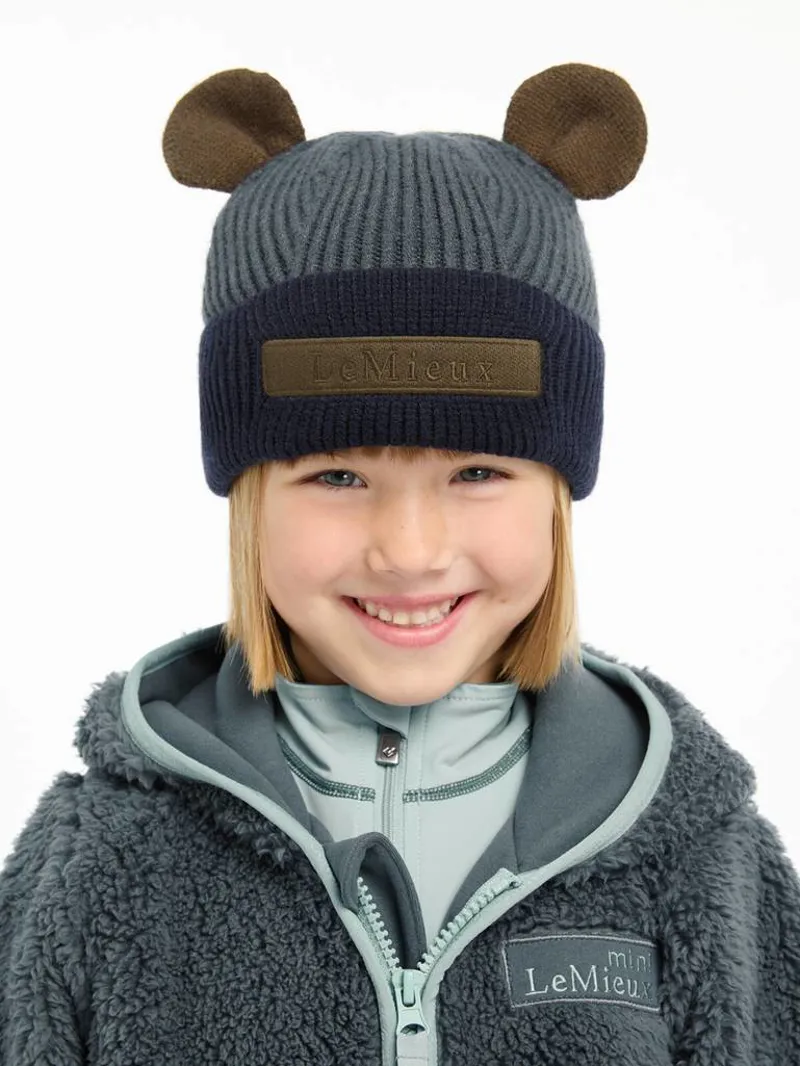 LeMieux Mini Bear Beanie - Petrol