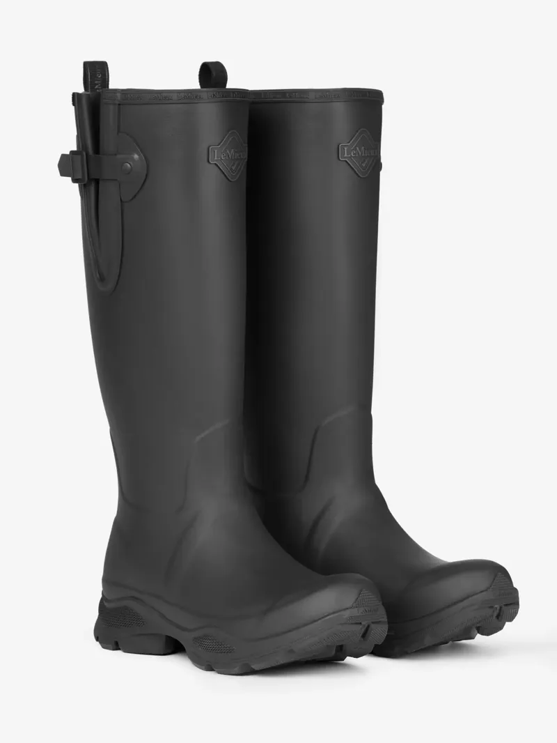 LeMieux Stride Wellington Boots - Black-1