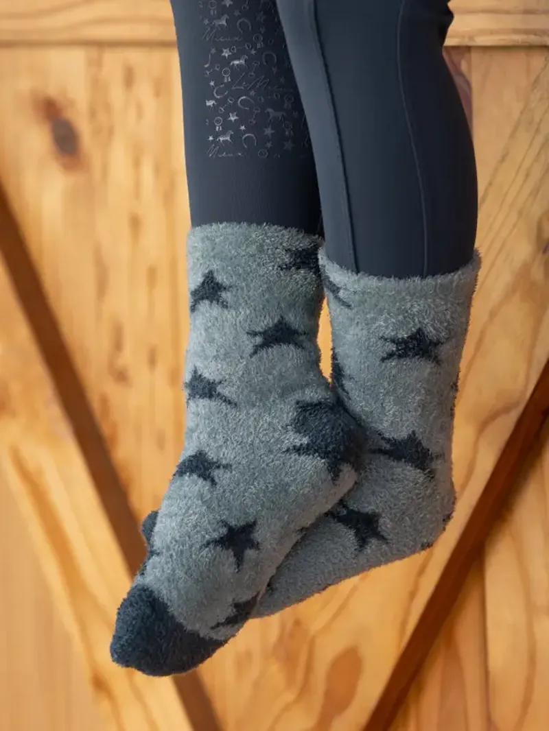 LeMieux Mini Sasha Star Fluffies - Petrol-1