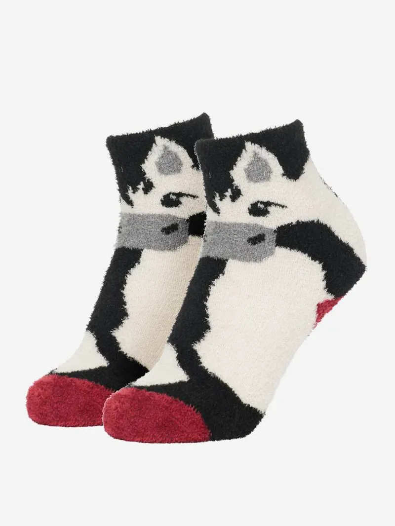 Lemieux Mini Fluffy Character Socks - Razzle