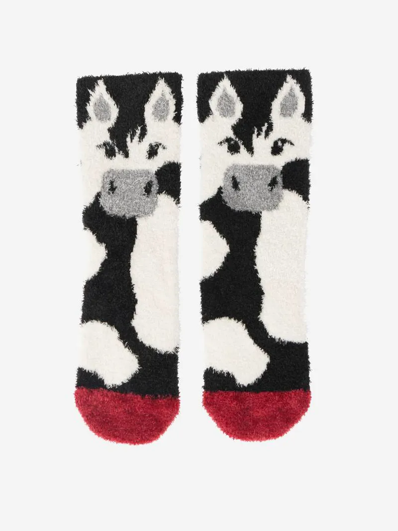 Lemieux Mini Fluffy Character Socks - Razzle-1