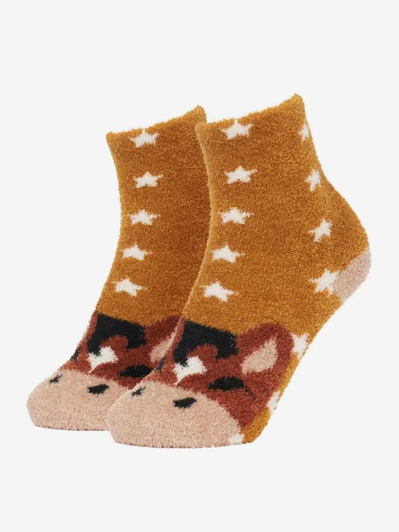 Lemieux Mini Fluffy Character Socks - Chancer-1