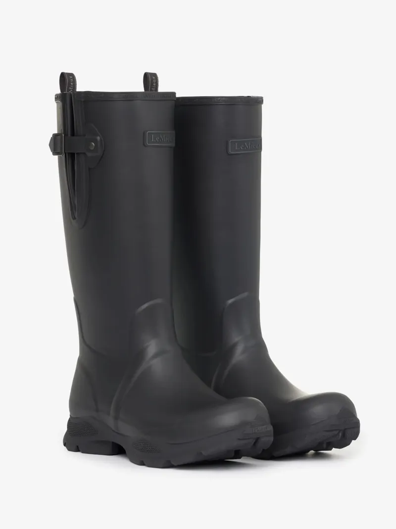 LeMieux Mens Ultra Stride Wellington Boots - Black