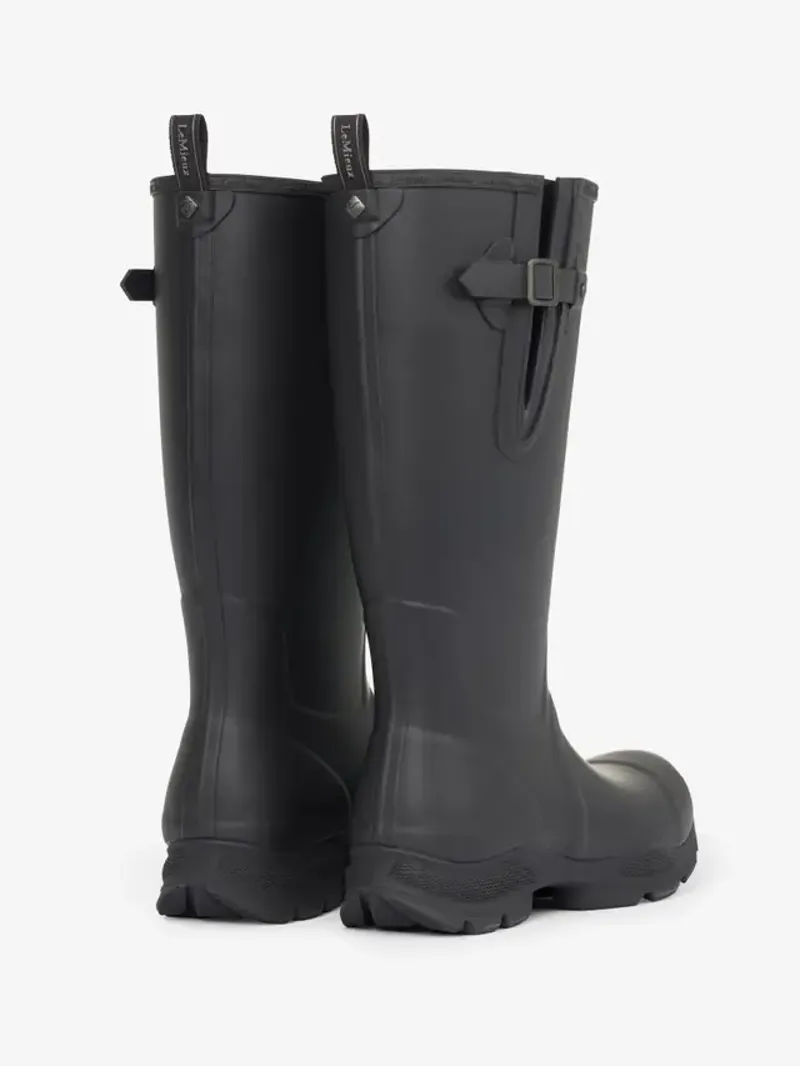 LeMieux Mens Ultra Stride Wellington Boots - Black-1