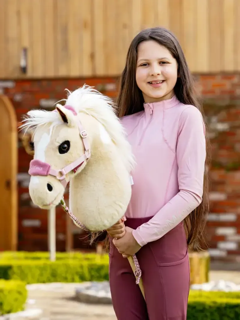 LeMieux Hobby Horse Vogue Headcollar and Leadrope - Blossom-1