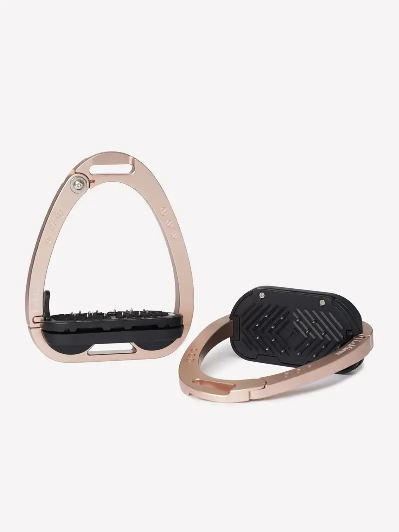 LeMieux Vector Balance Stirrup - Rose Gold-1