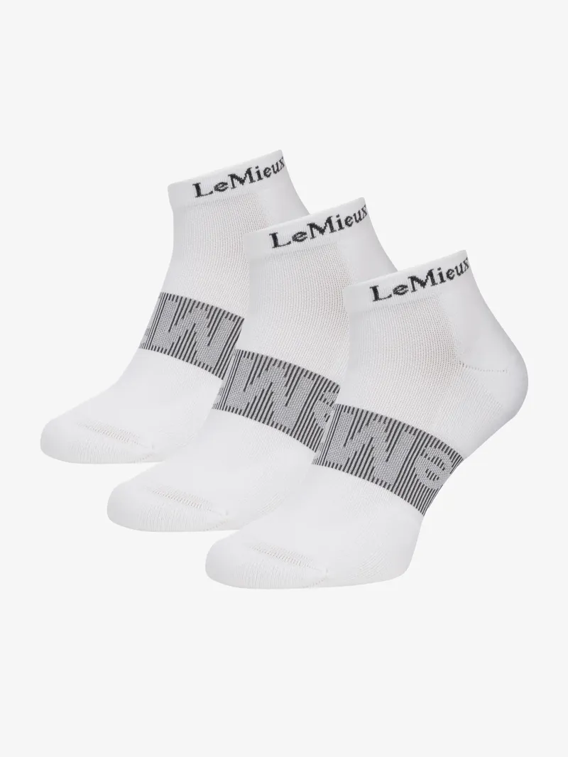 LeMieux Trainer Socks - White