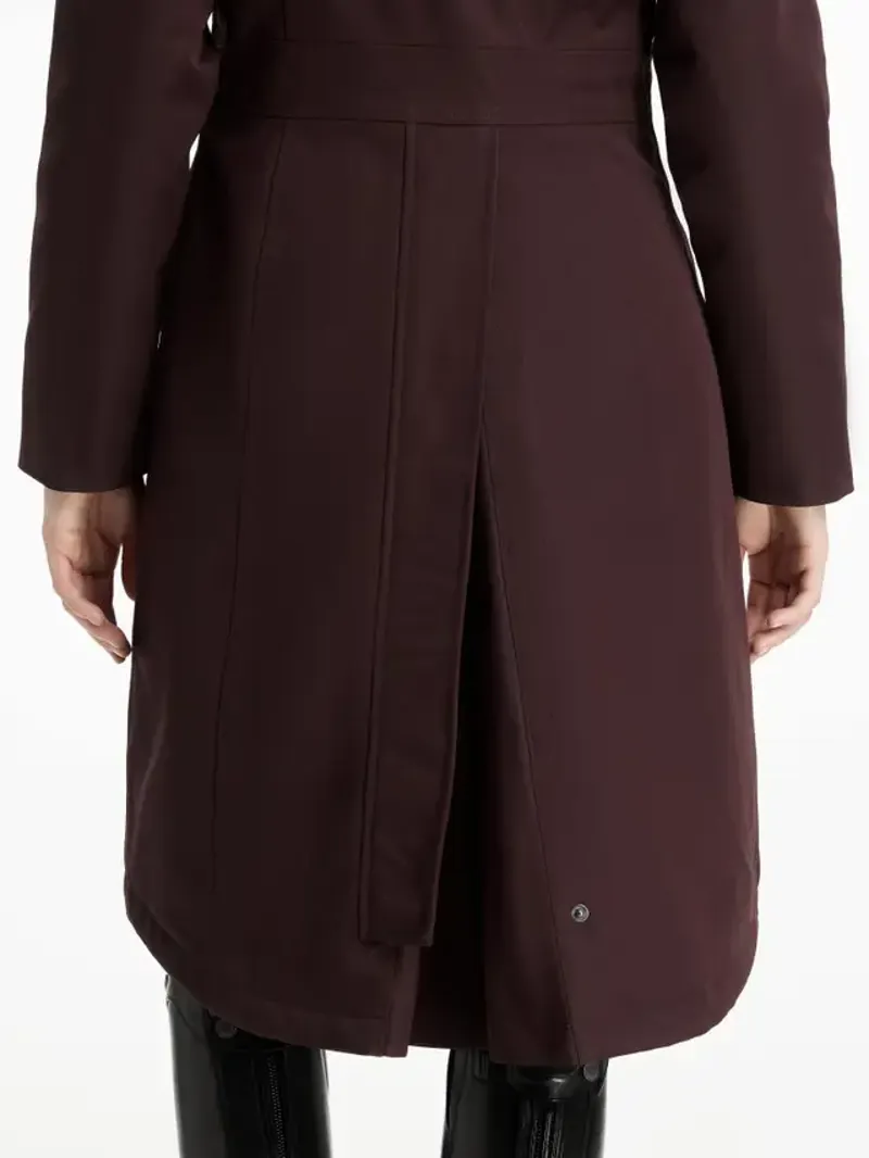 LeMieux Anya Waterproof Riding Coat - Damson-4