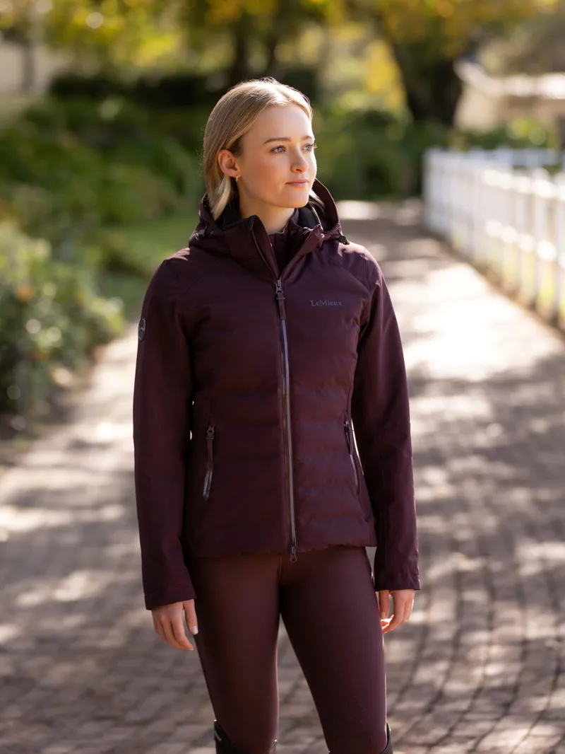 LeMieux Brooke Waterproof Hybrid Jacket - Damson