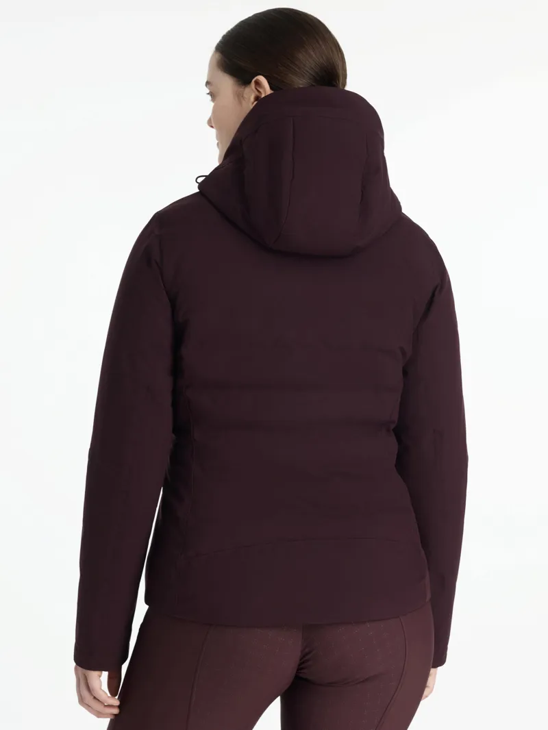 LeMieux Brooke Waterproof Hybrid Jacket - Damson-3