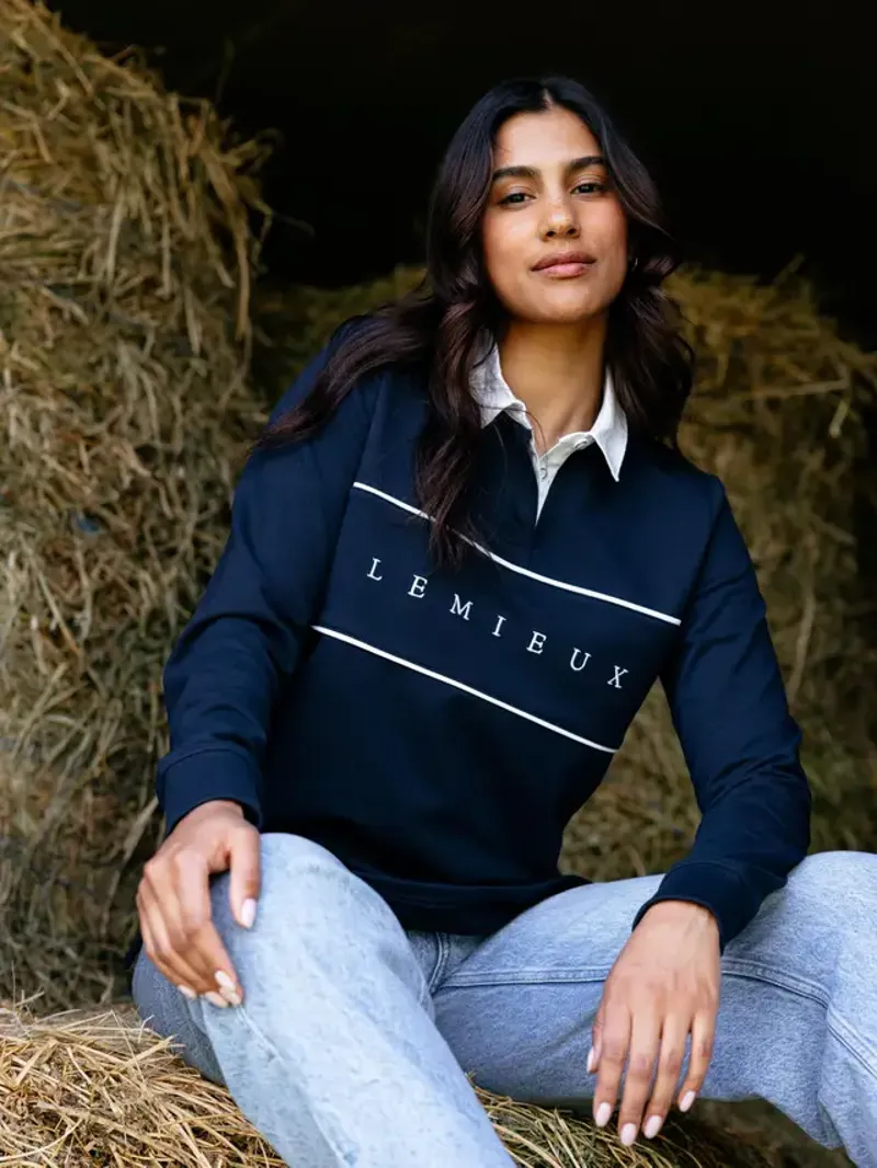 LeMieux Rochelle Rugby Shirt - Navy-5