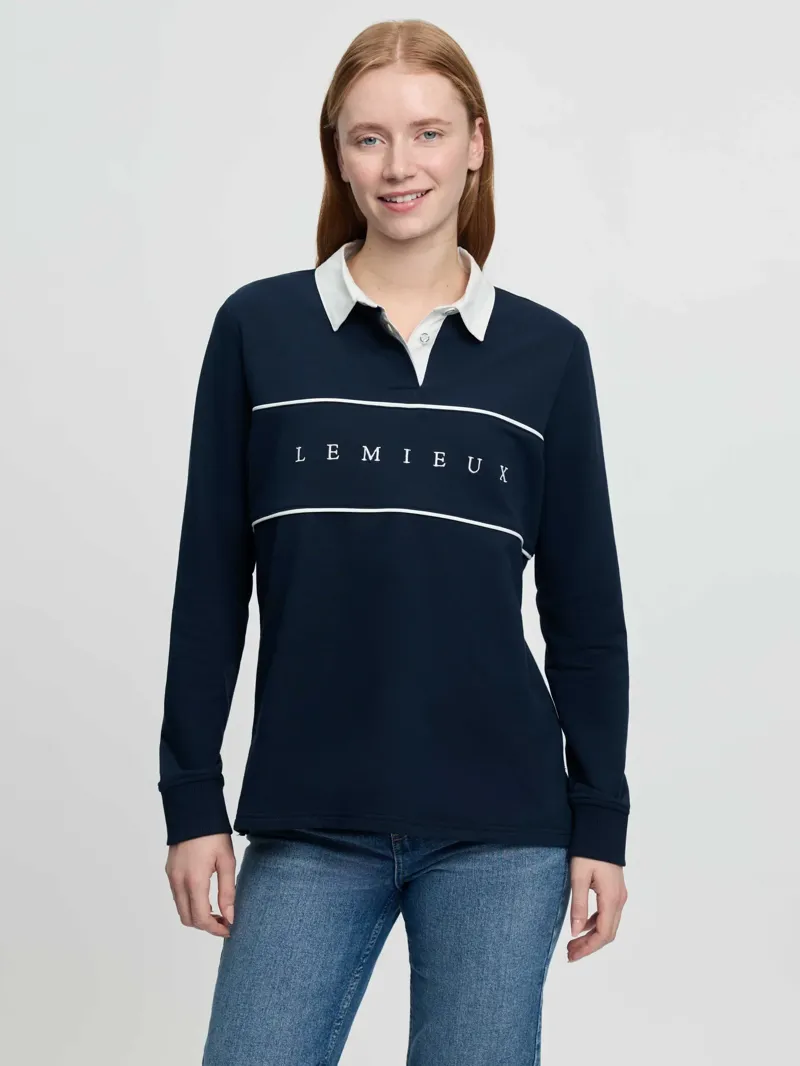 LeMieux Rochelle Rugby Shirt - Navy-7