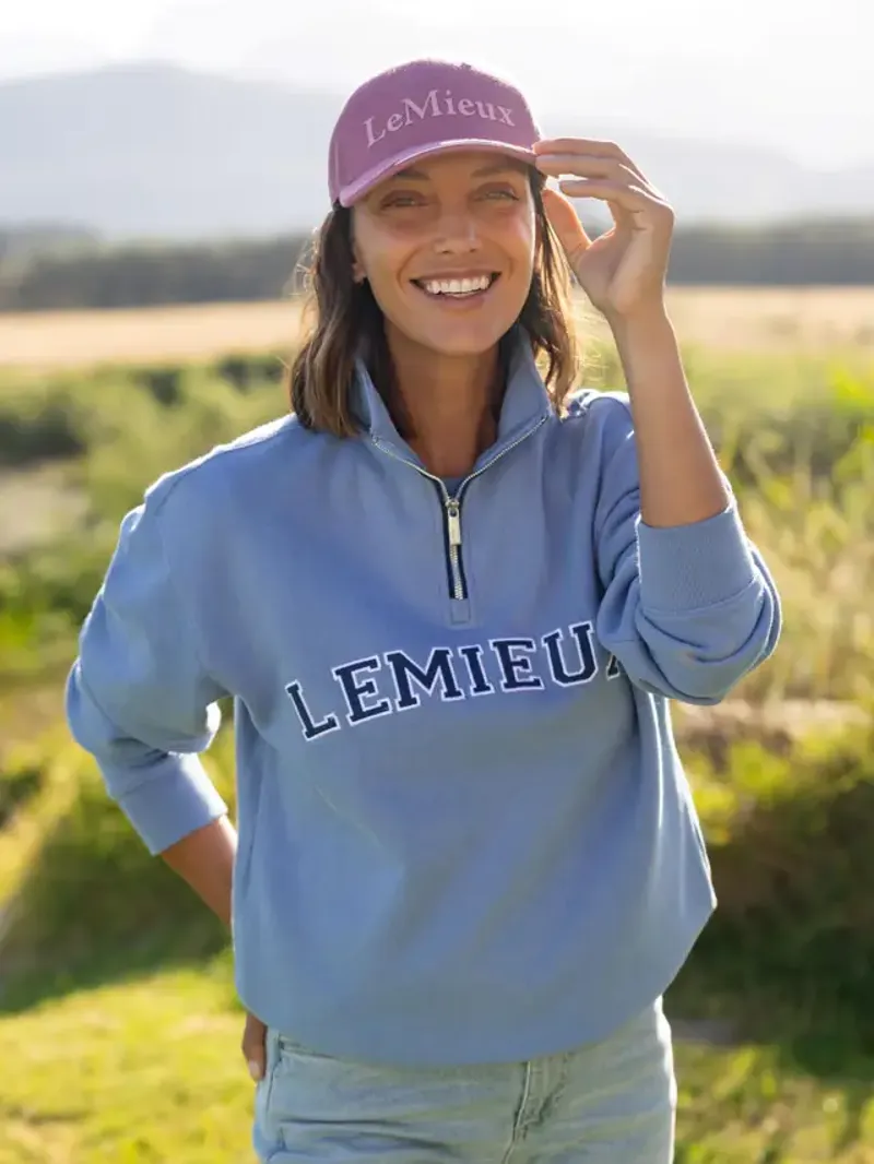 LeMieux Kelsie Quarter Neck - Powder Blue-4