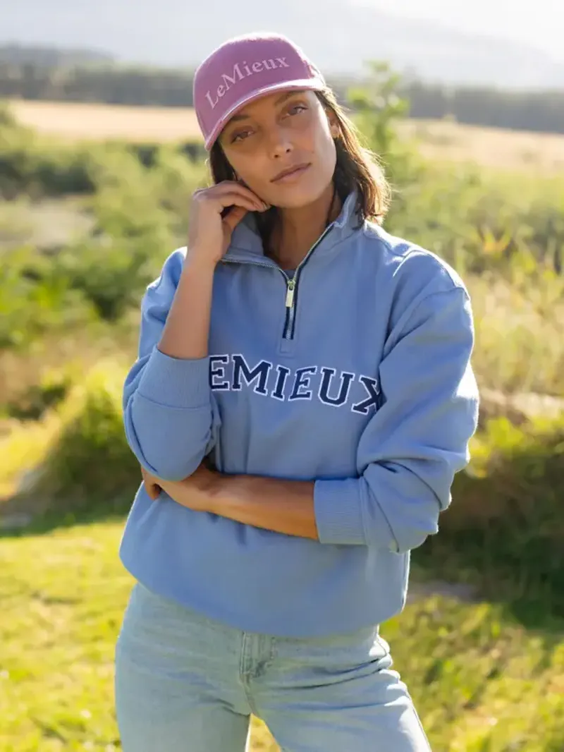 LeMieux Kelsie Quarter Neck - Powder Blue-3