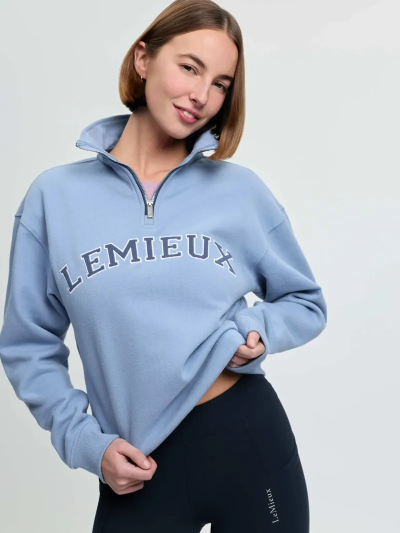 LeMieux Kelsie Quarter Neck - Powder Blue