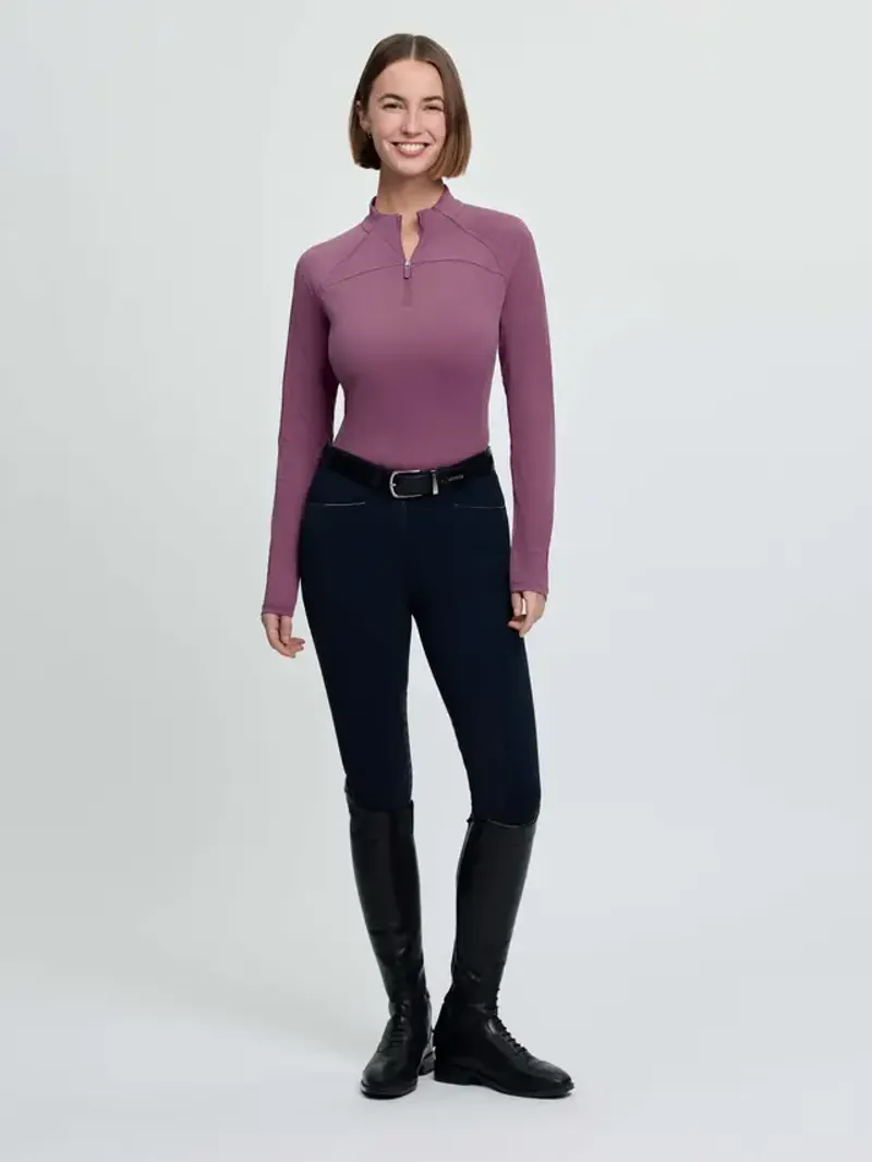 LeMieux Airflow Long Sleeve Base Layer - Mallow-2