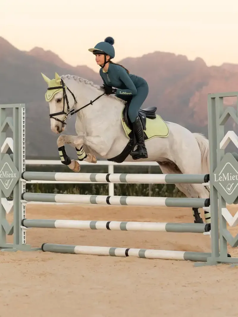 LeMieux Young Rider Classique Base Layer - Jungle-4