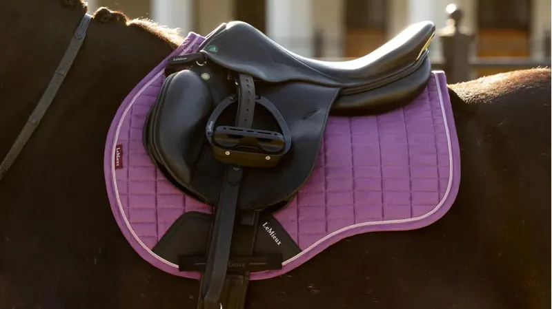 LeMieux Suede GP Square - Mallow-2