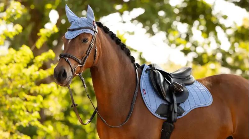 LeMieux Suede GP Square - Powder Blue-2