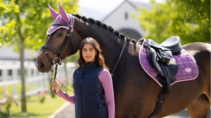 LeMieux Classic Close Contact Square - Mallow-2