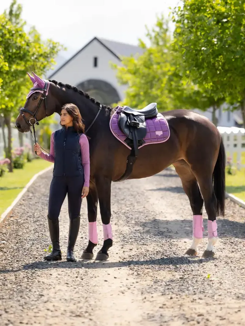 LeMieux Classic Close Contact Square - Mallow-3