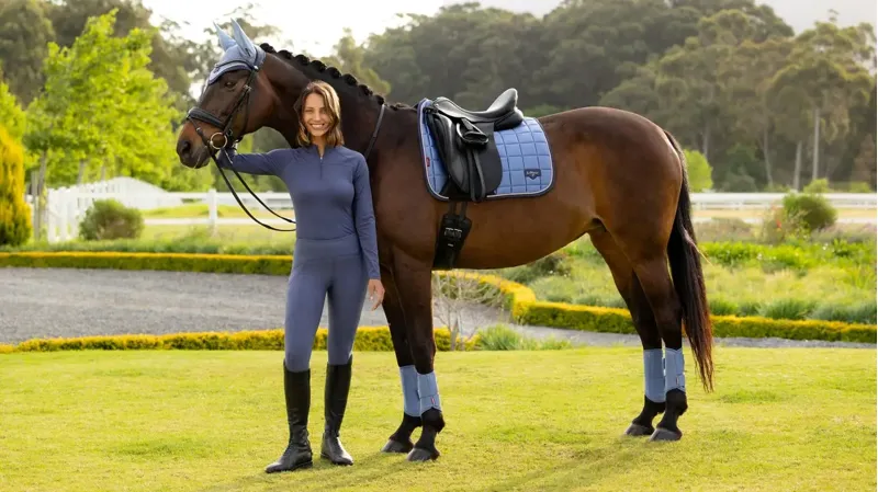 LeMieux Loire Classic Dressage Square - Powder Blue-1