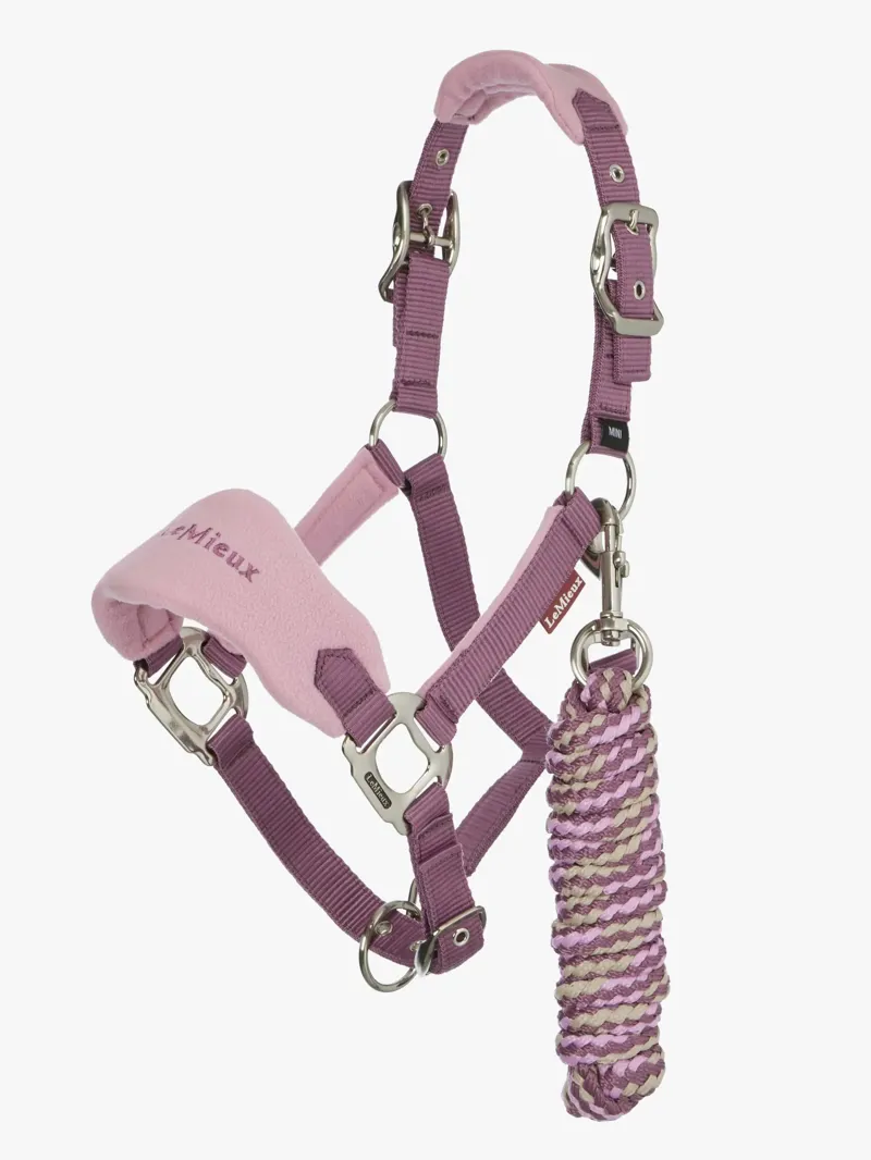LeMieux Mini Vogue Headcollar and Leadrope - Mallow