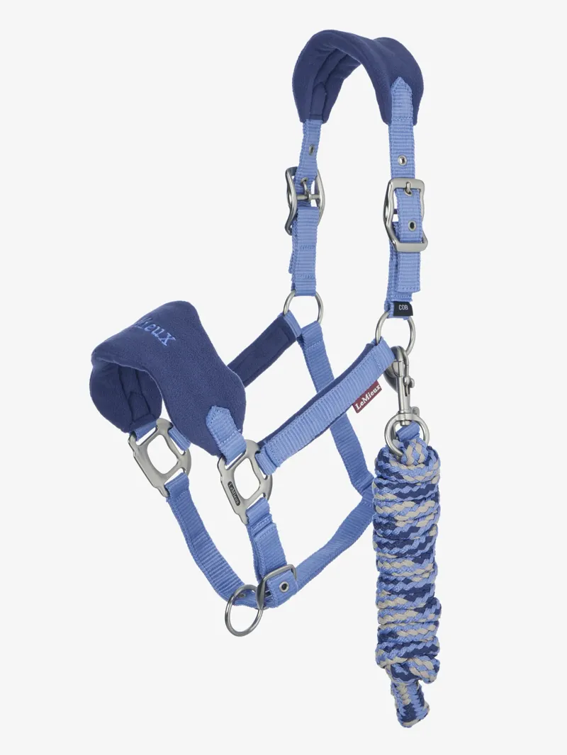 LeMieux Vogue Headcollar and Leadrope - Powder Blue