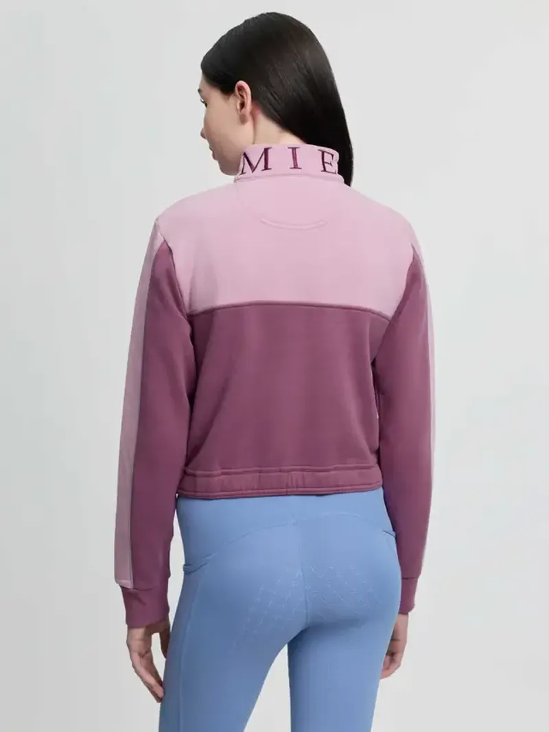 LeMieux Young Rider Cropped Kate Quarter Zip - Mallow-1
