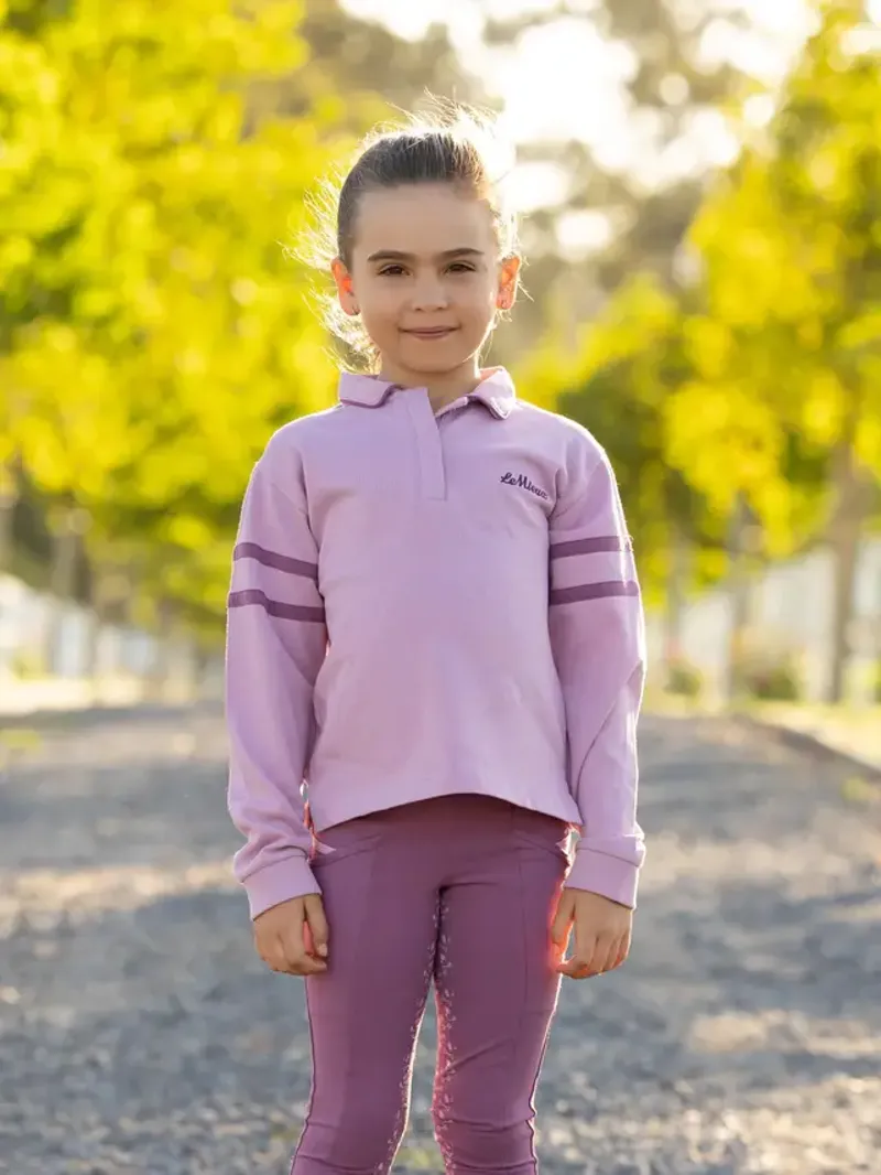 LeMieux Mini Robbie Rugby Shirt - Mallow-5