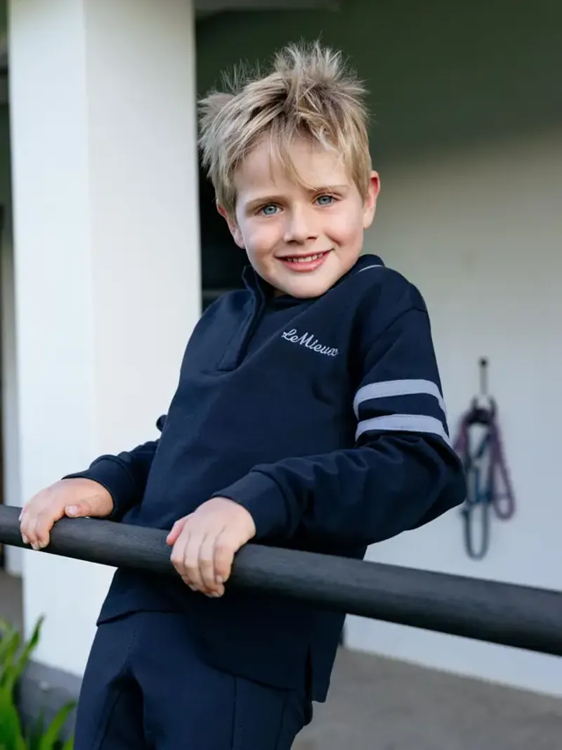 LeMieux Mini Robbie Rugby Shirt - Navy-5