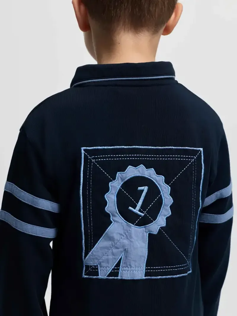 LeMieux Mini Robbie Rugby Shirt - Navy-2