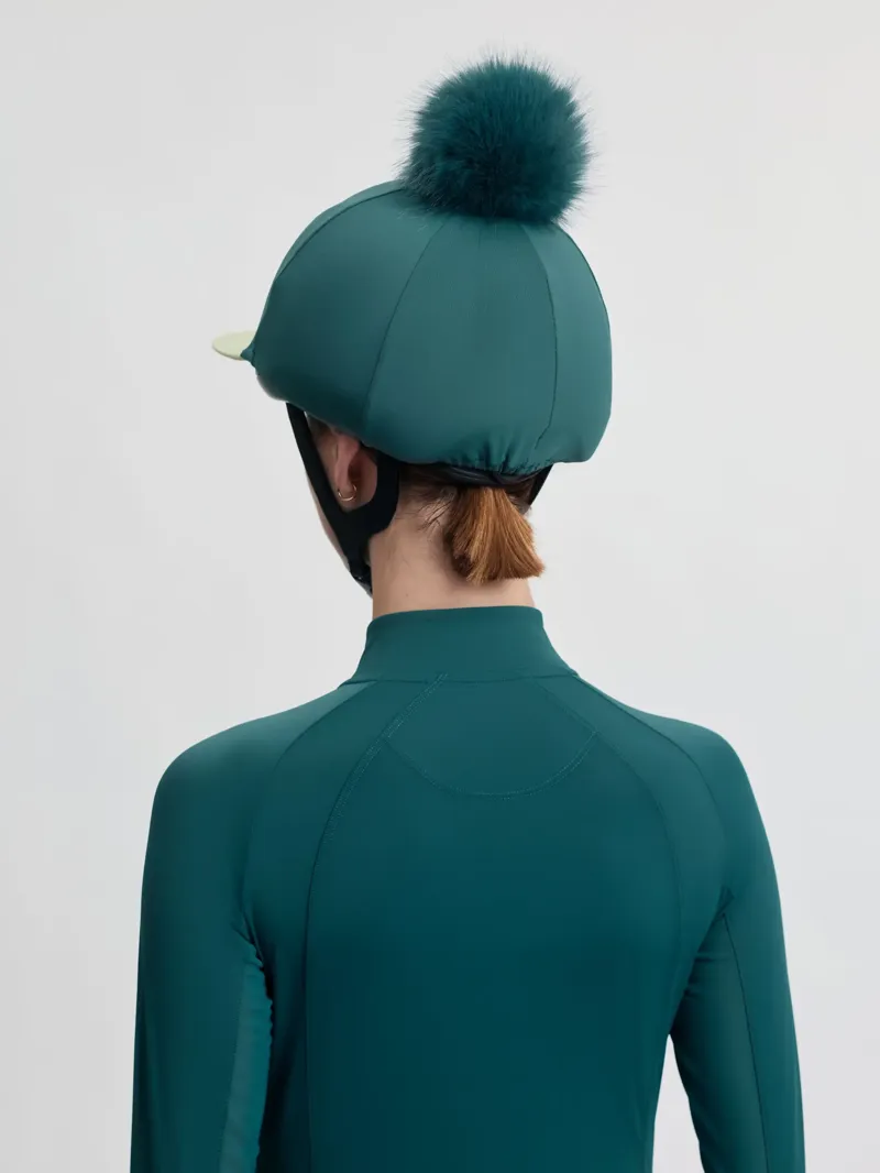 LeMieux Classique Pom Hat Silk - Jungle-3