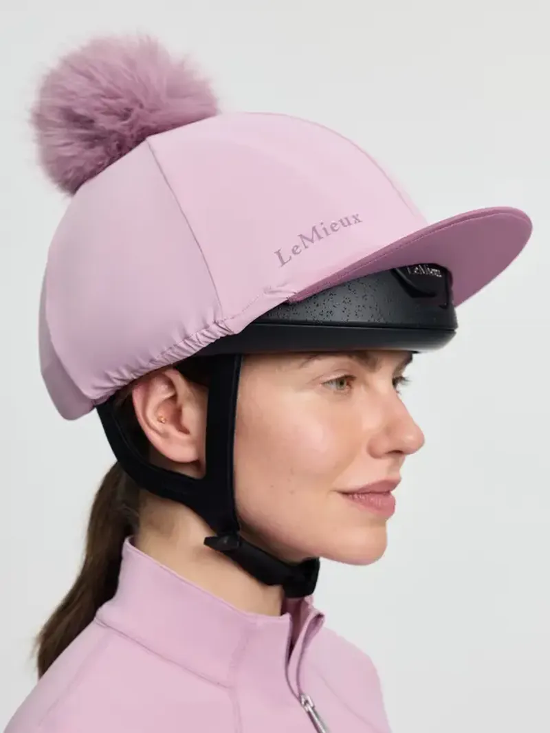 LeMieux Classique Pom Hat Silk - Fondant-1