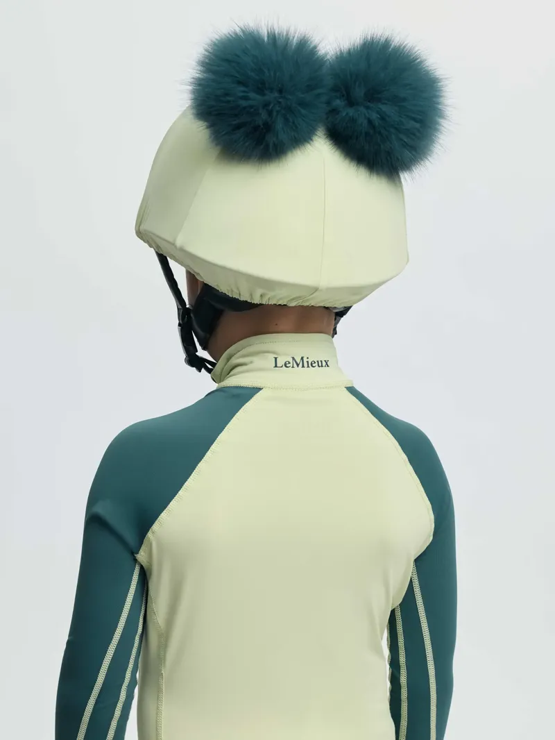 LeMieux Mini Double Pom Hat Silk - Macaron-3