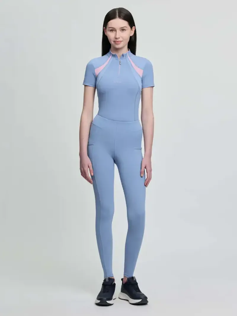 LeMieux Young Rider Orla Pull On Breech - Powder Blue