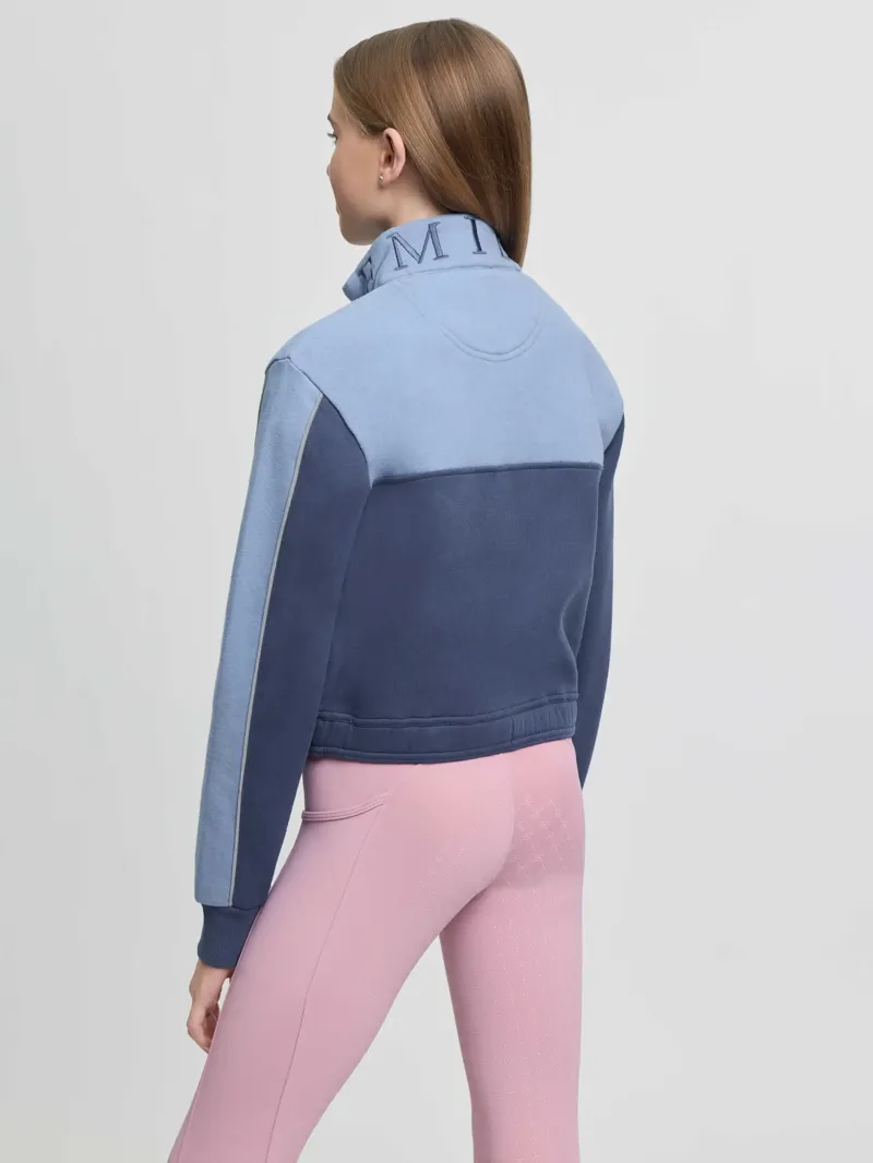 LeMieux Young Rider Cropped Kate Quarter Zip - Shadow-1