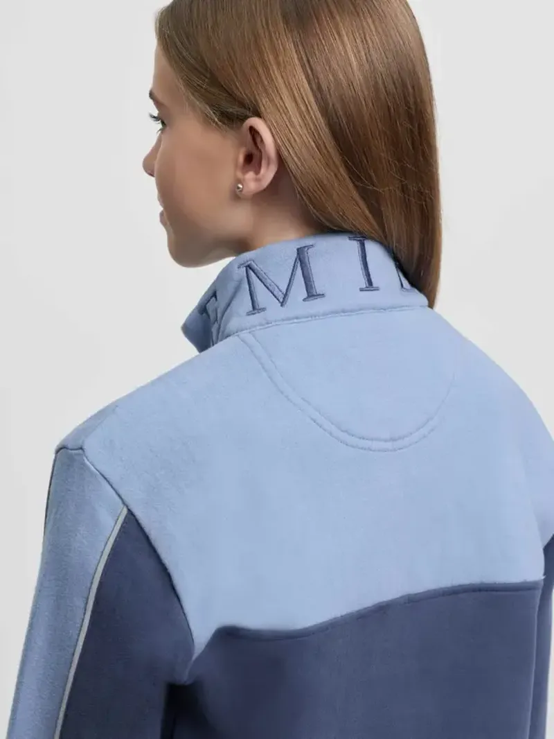 LeMieux Young Rider Cropped Kate Quarter Zip - Shadow-2