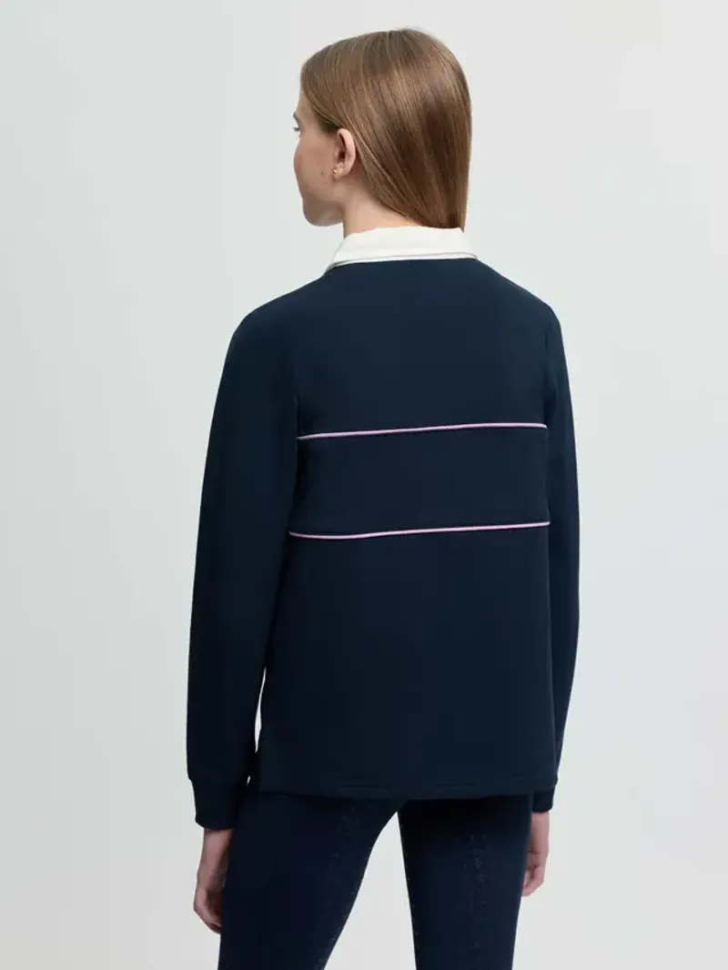 LeMieux Young Rider Riley Rugby Shirt - Navy-2