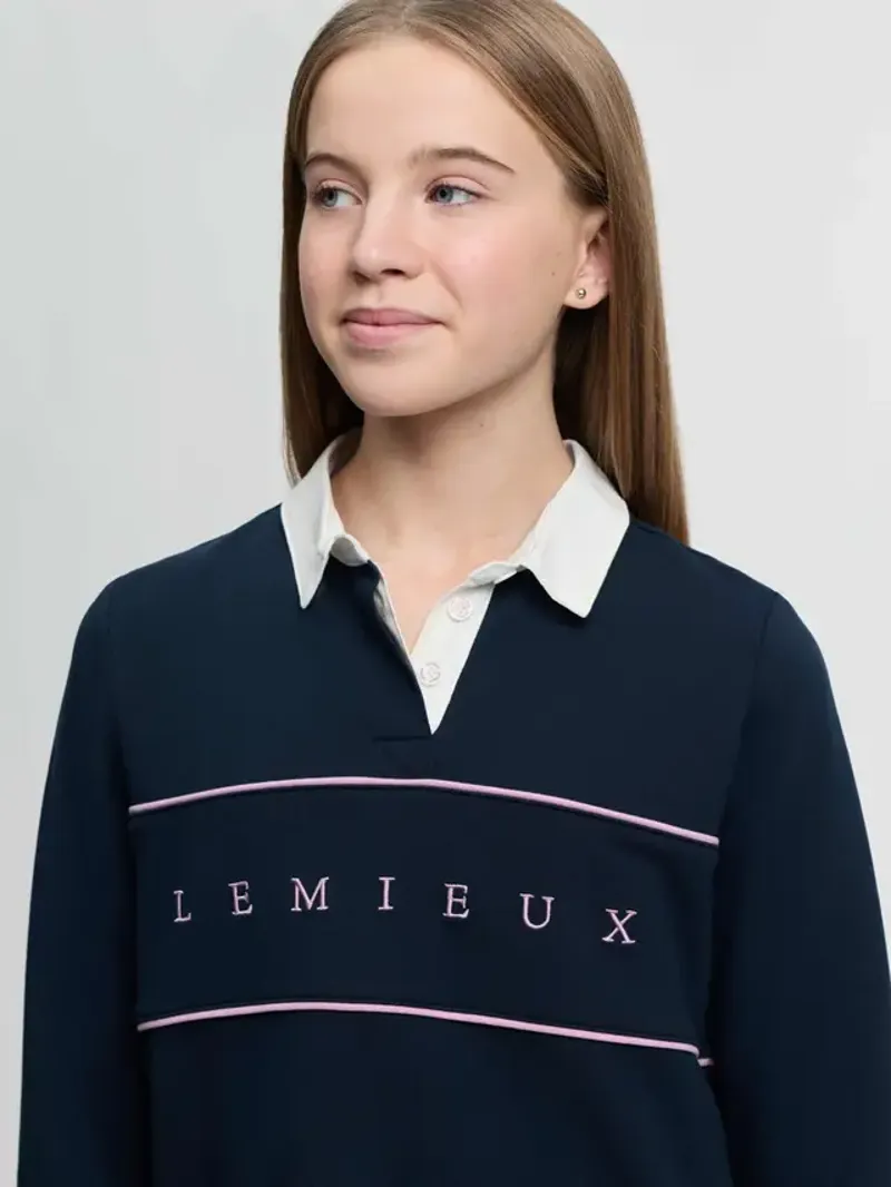 LeMieux Rochelle Rugby Shirt - Navy-1