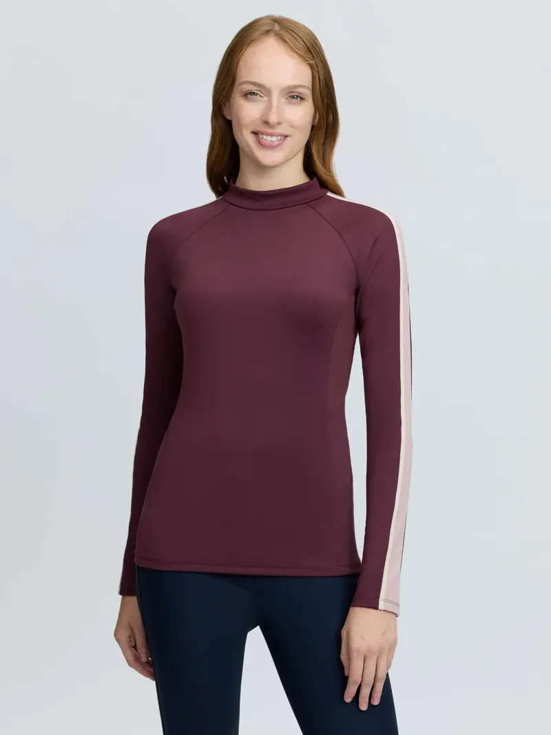 LeMieux Talia Turtle Neck Base Layer - Bramble