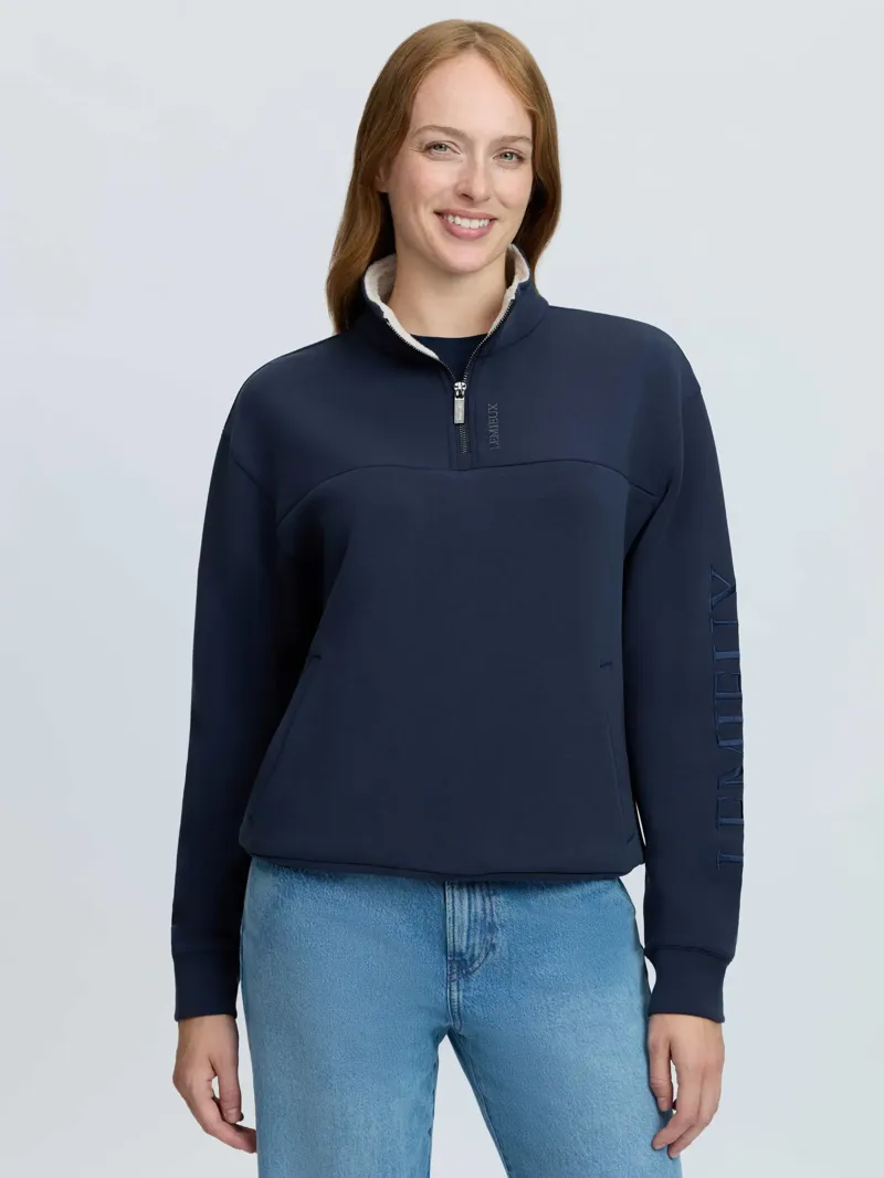 LeMieux Scarlet Quarter Zip Sweat - Navy