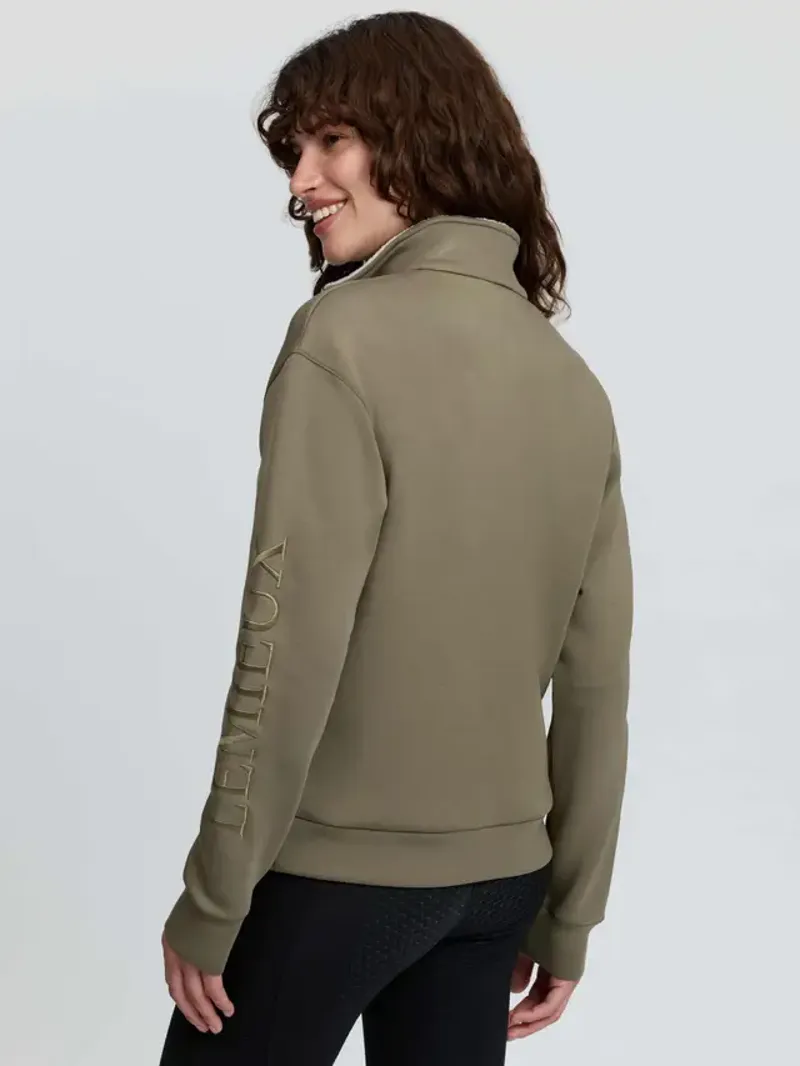 LeMieux Scarlet Quarter Zip Sweat - Willow Green-1