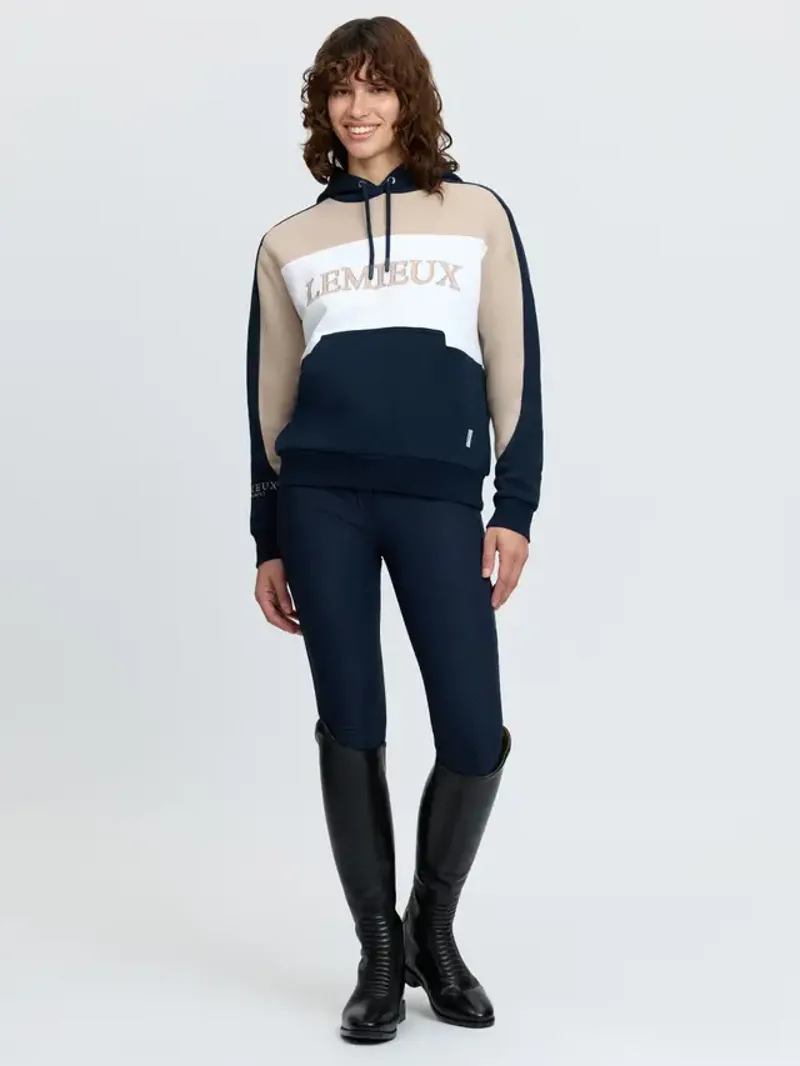 LeMieux Kadie Colour Block Hoodie - Navy-4