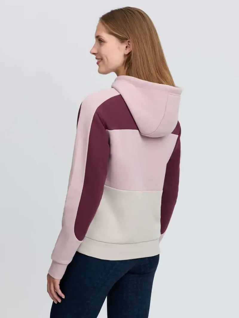 LeMieux Kadie Colour Block Hoodie - Wild Rose-2