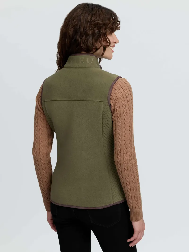 LeMieux Frankie Fleece Gilet - Willow Green-2