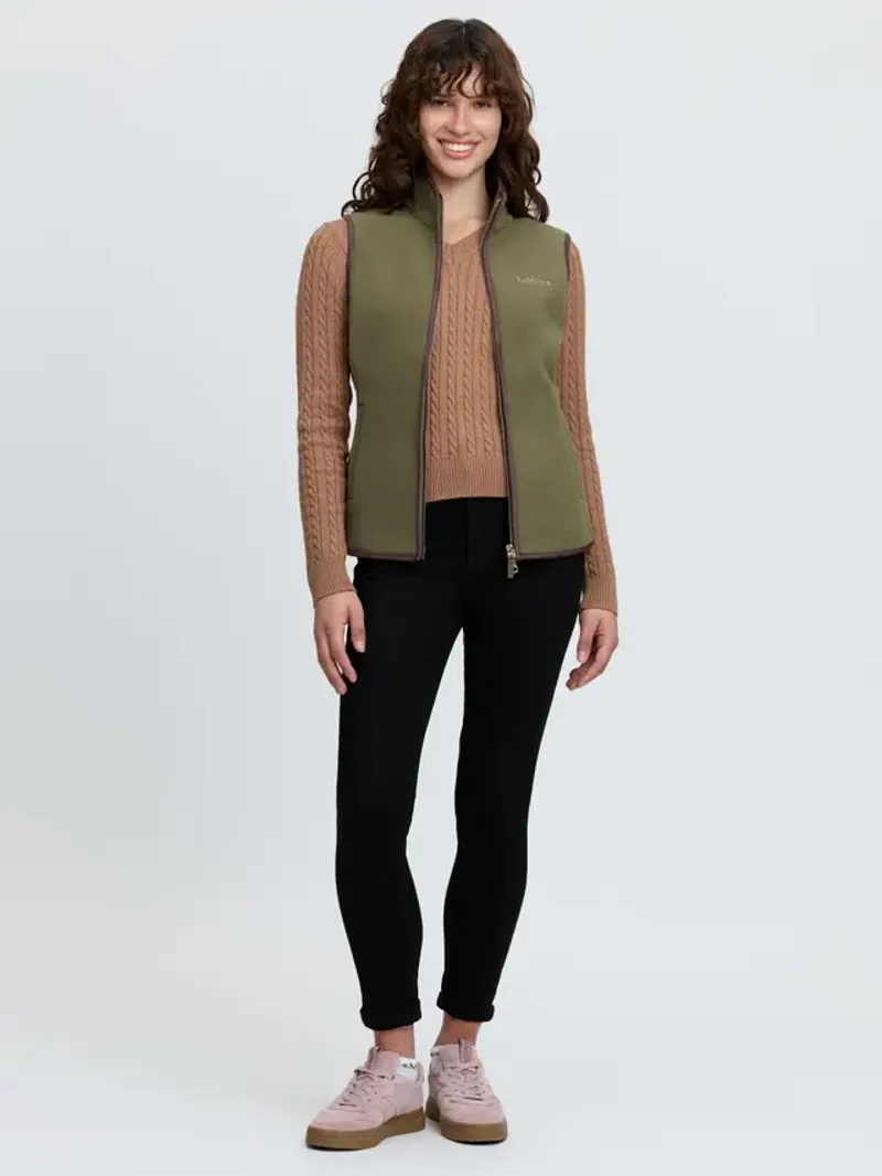 LeMieux Frankie Fleece Gilet - Willow Green-4