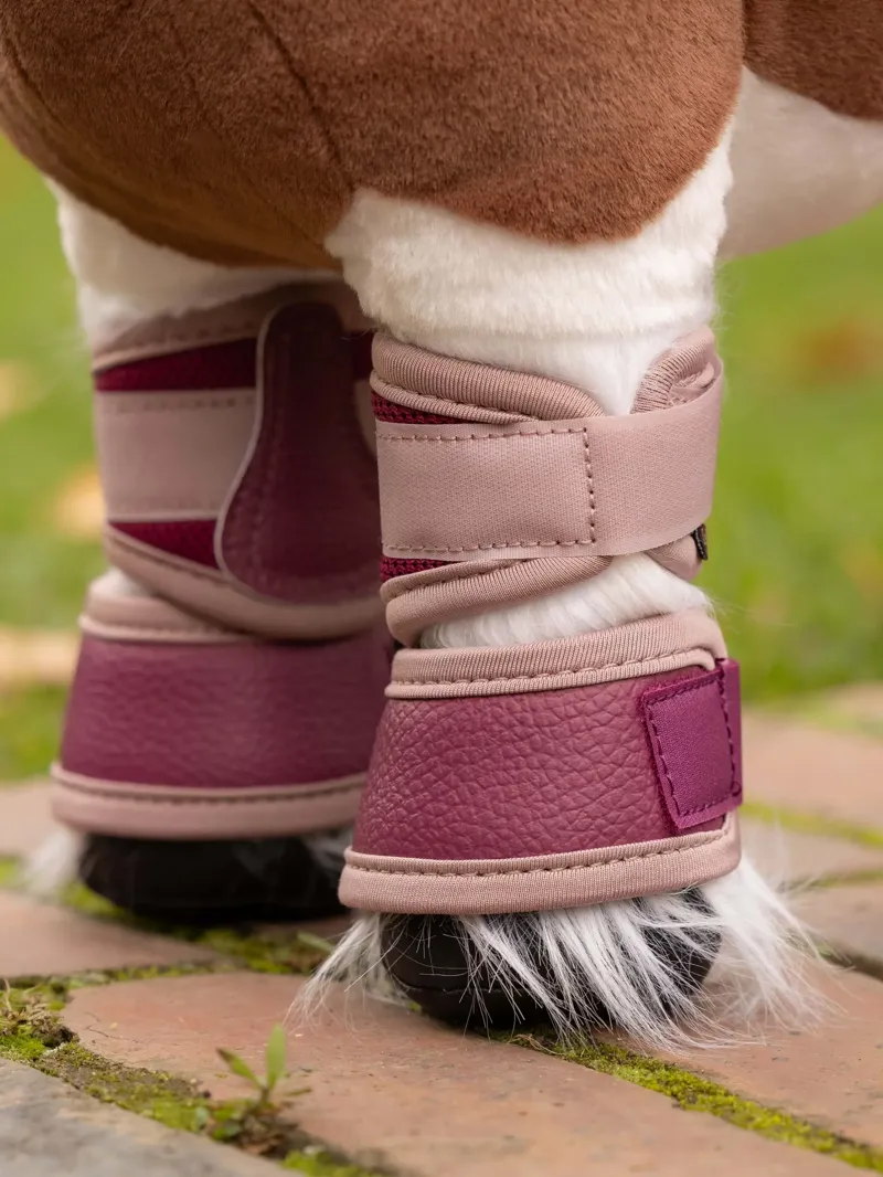 LeMieux Toy Pony Over Reach Boots - Blackberry-1