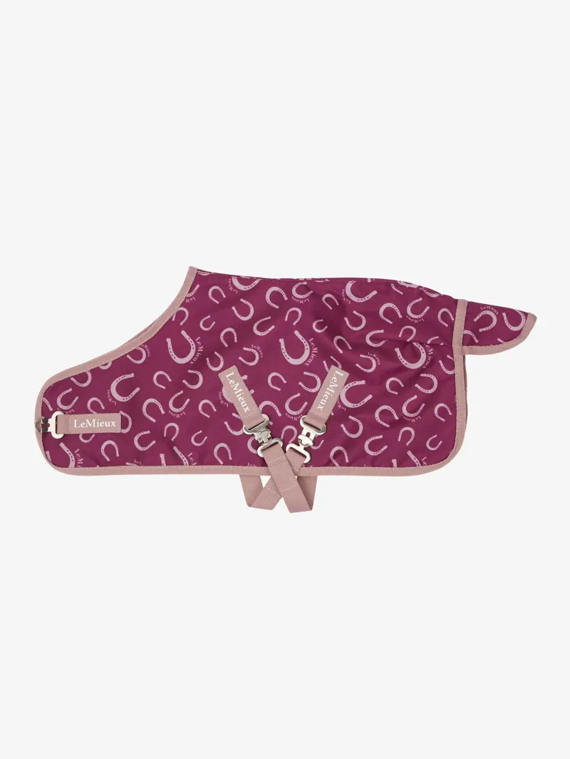 LeMieux Toy Pony Printed Ripstop Rug - Blackberry-1