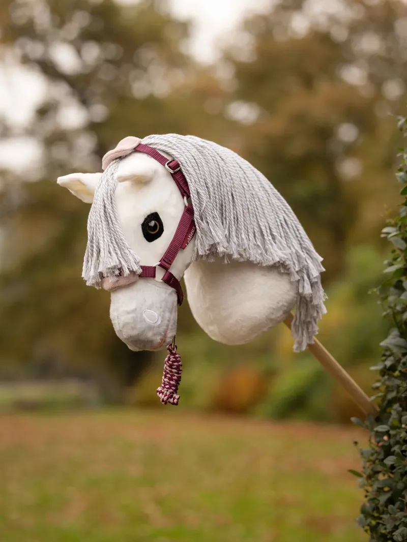 LeMieux Hobby Horse Vogue Headcollar and Leadrope - Blackberry-1